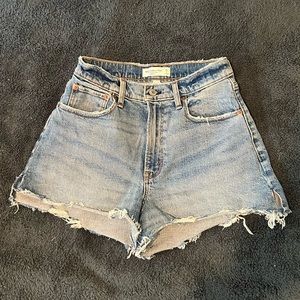 Curve Love High Waisted Cutoff Short
